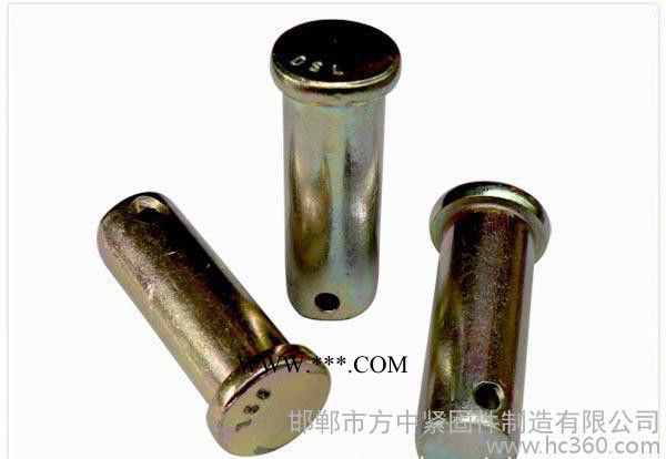 圆柱销，平旺，定位销，带孔销，材质非标定制图2