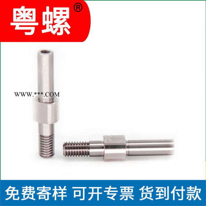 东莞生产非标导向轴销钉 不锈钢销轴制造商 一端内螺纹一端外螺纹导向轴 定位销图4