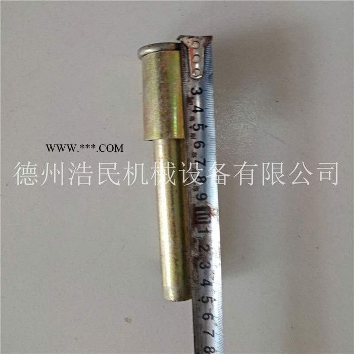 浩民机械铧式犁架子M16定位销子平头带孔 圆柱定位销钉 T型销轴 平头销子图3