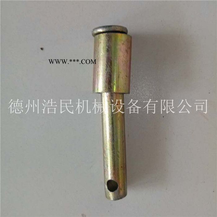 浩民机械铧式犁架子M16定位销子平头带孔 圆柱定位销钉 T型销轴 平头销子图2