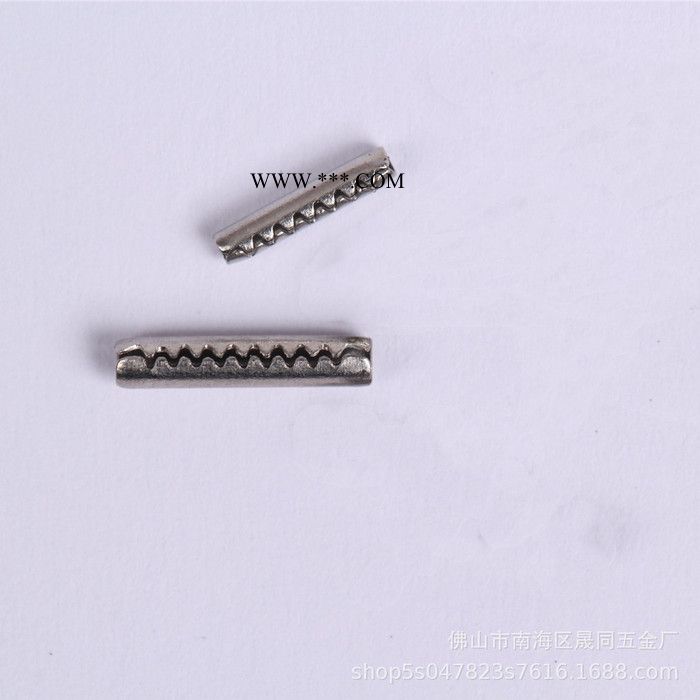 广东厂家批发 304不锈钢空心齿钉 粉盒眼影销钉 定位销轴弹性圆柱卷制销轴M2M2.5M3图5