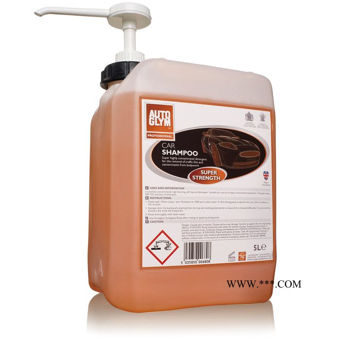 英国AUTOGLYM-超浓缩高泡洗车液 5L 英国皇室御用品牌 英国皇冠图2