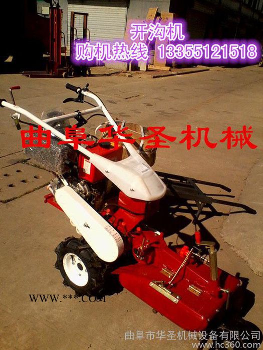 张紧轮皮带开沟机 土豆手扶培土机 外扶垄小型开沟机图3