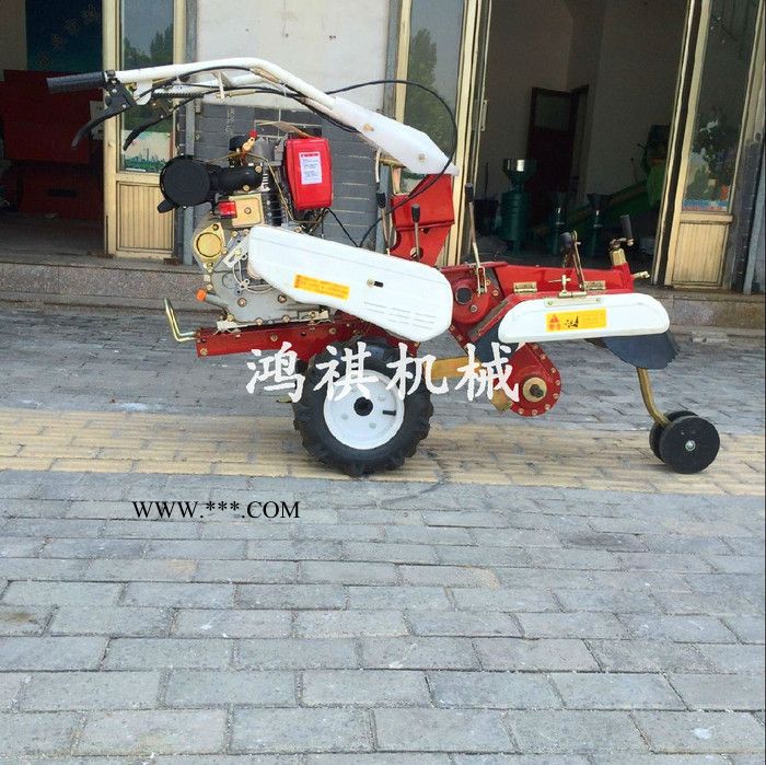 手扶式柴油开沟机 带张紧轮开沟机 鸿祺开沟机A图3