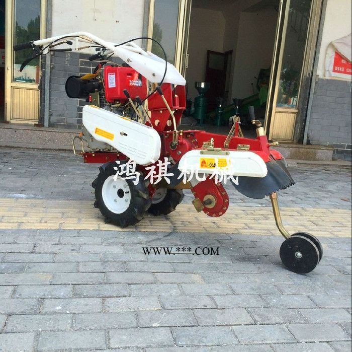 手扶式柴油开沟机 带张紧轮开沟机 鸿祺开沟机A图7