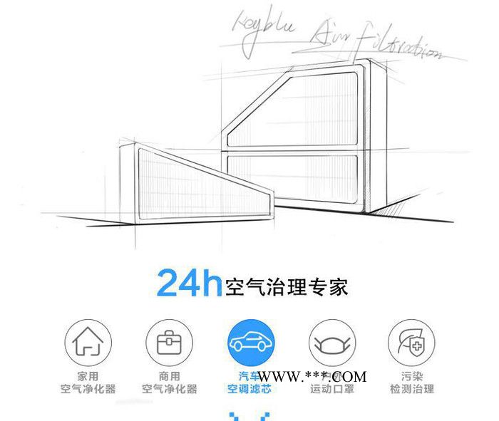 科比汽车空调滤芯格奥迪（内外循环）A6LS6A7S7图2