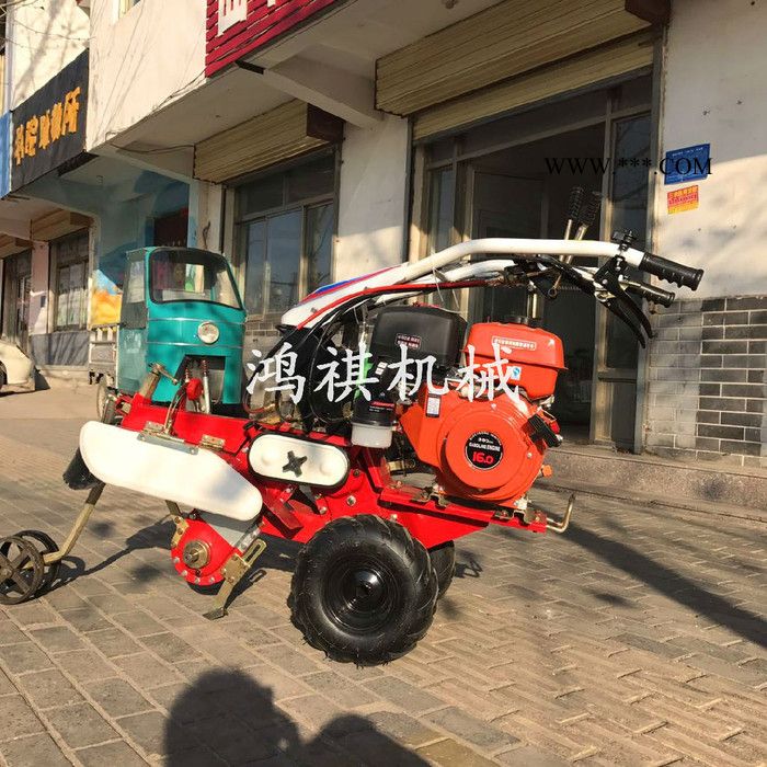 带张紧轮开沟机 鸿祺k家用大葱开沟培土机 新款小型开沟机农用图6