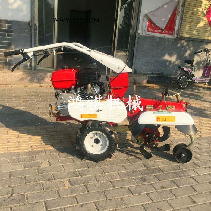 带张紧轮开沟机 鸿祺k家用大葱开沟培土机 新款小型开沟机农用图8