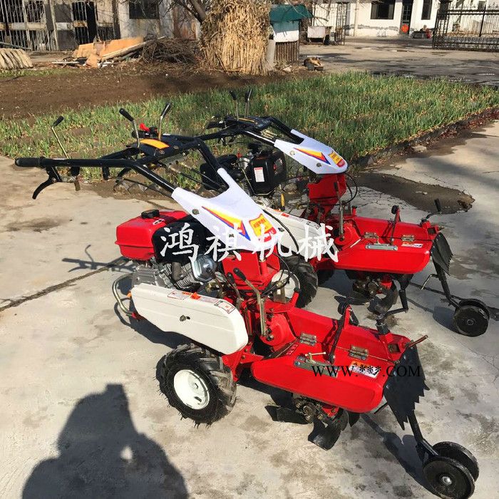 带张紧轮开沟机 鸿祺k家用大葱开沟培土机 新款小型开沟机农用图5