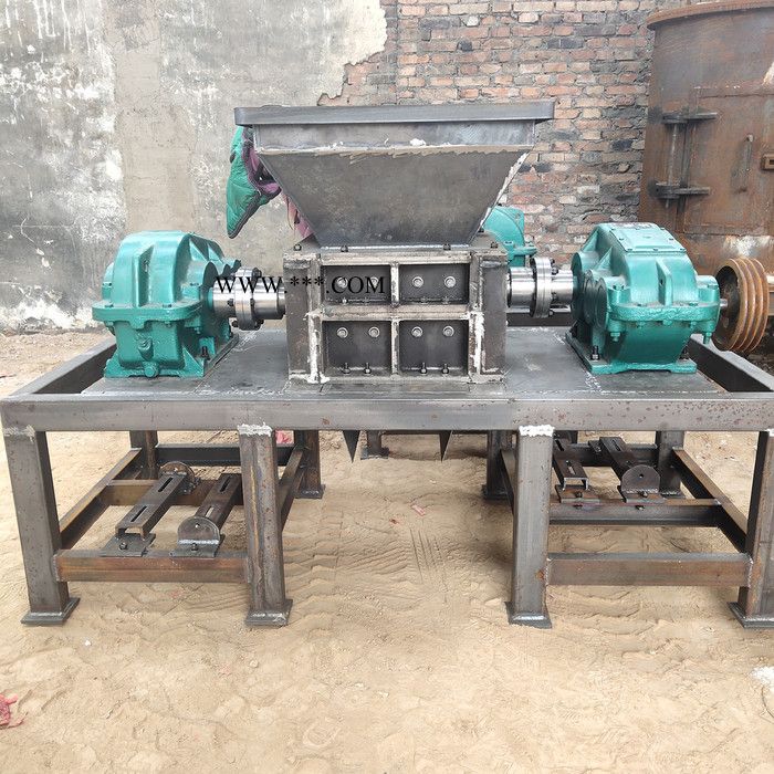 现货供应刀片剪切式双轴塑料撕碎机 废旧汽车壳自行车撕碎机 双轴撕碎机厂家图2