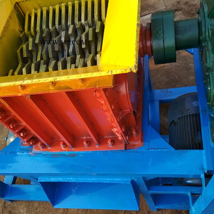 陶瓷破碎机汽车壳双轴撕碎机 轻便图4