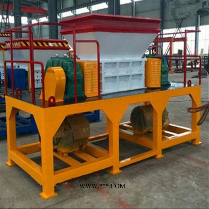汽车壳双轴撕碎机塑料建筑模板破碎机 生产厂家撕碎机图5