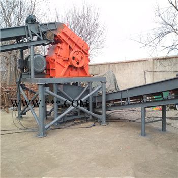 四辊破碎机汽车壳双轴撕碎机 便于携带图2