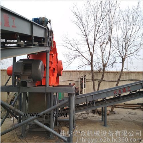 复合肥撕碎机汽车壳双轴撕碎机 生产加工图2