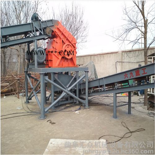 复合肥撕碎机汽车壳双轴撕碎机 生产加工图5