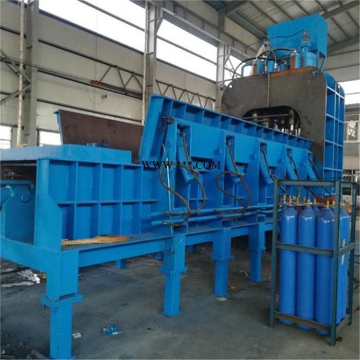 富德圆钢剪断机车壳废车架剪断机工字钢龙门式剪切机大型废钢龙门剪切机液压废铁剪断机图7