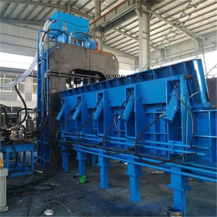 富德圆钢剪断机车壳废车架剪断机工字钢龙门式剪切机大型废钢龙门剪切机液压废铁剪断机图3