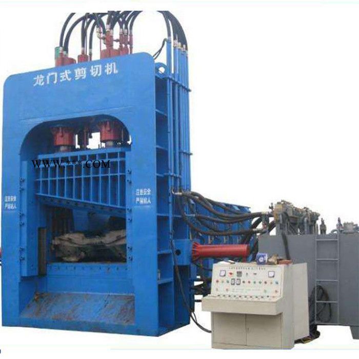 富德圆钢剪断机车壳废车架剪断机工字钢龙门式剪切机大型废钢龙门剪切机液压废铁剪断机图8