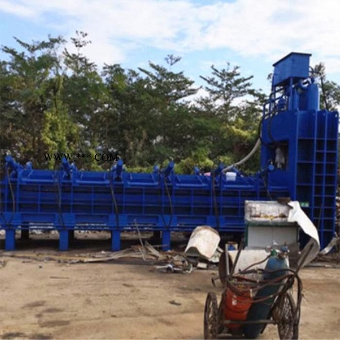 富德圆钢剪断机车壳废车架剪断机工字钢龙门式剪切机大型废钢龙门剪切机液压废铁剪断机图2