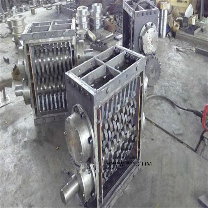 金属撕条回收机械 金属罐汽车壳撕碎机 车架汽车壳撕碎设备图3