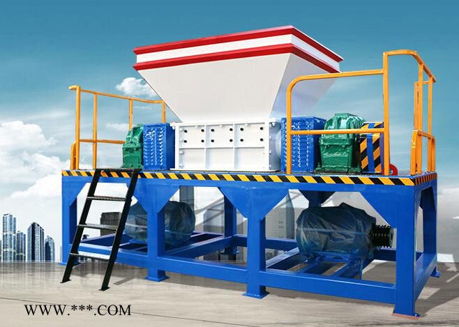 汽车壳双轴撕碎机旧皮包破碎机 多功能图2