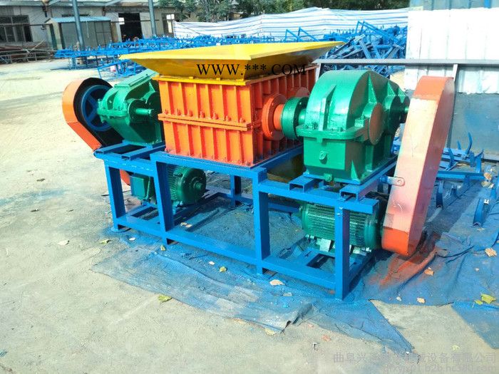 橡胶撕碎机汽车壳双轴撕碎机 大功率图4