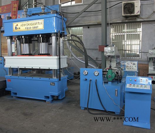 供应16年新款：500吨双缸液压机  500T电动轿车车壳拉伸液压机图2