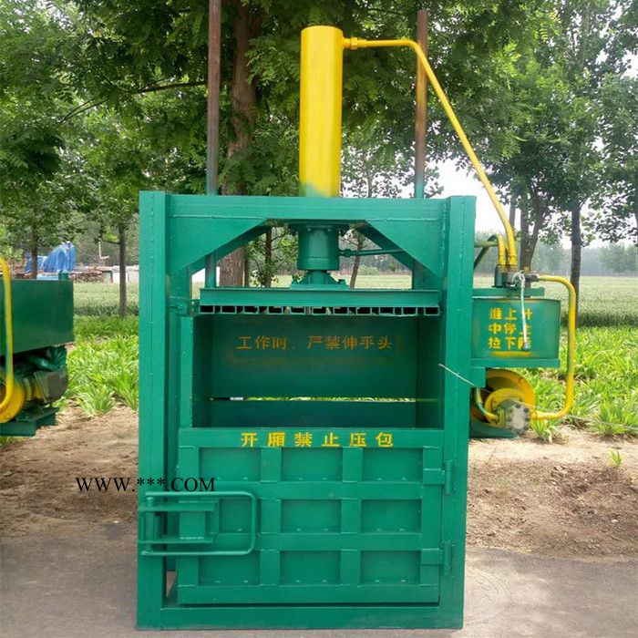 稻壳全自动压缩机 橡胶饮料瓶打包机 解体汽车壳铁皮废油桶金属原料压扁机图8