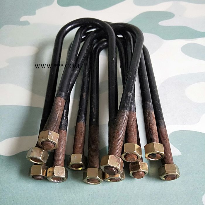 东风EQ240 EQ2082E6D军车越野车中间传动轴U型螺栓 传动轴U型卡子图4