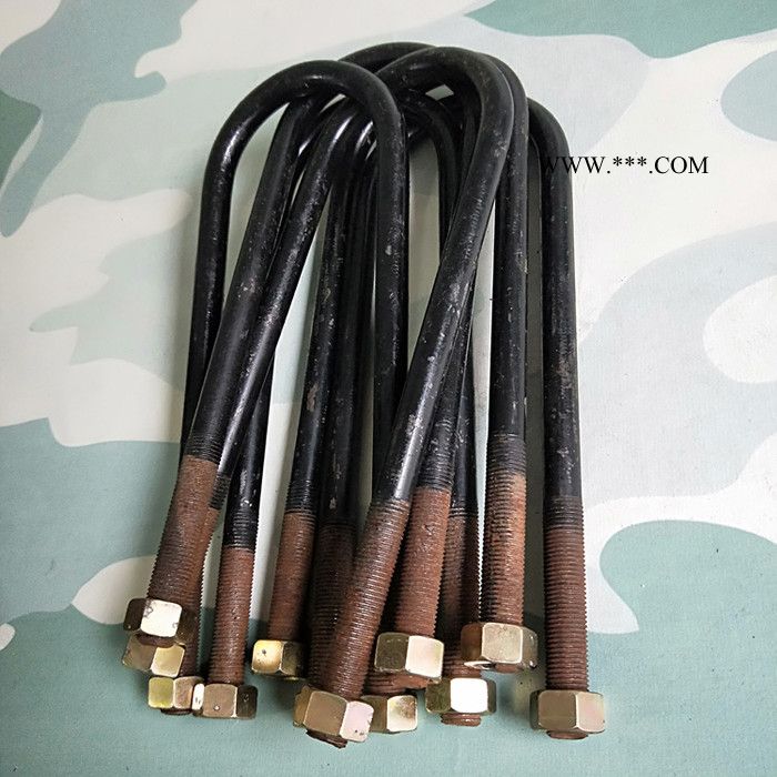 东风EQ240 EQ2082E6D军车越野车中间传动轴U型螺栓 传动轴U型卡子图2