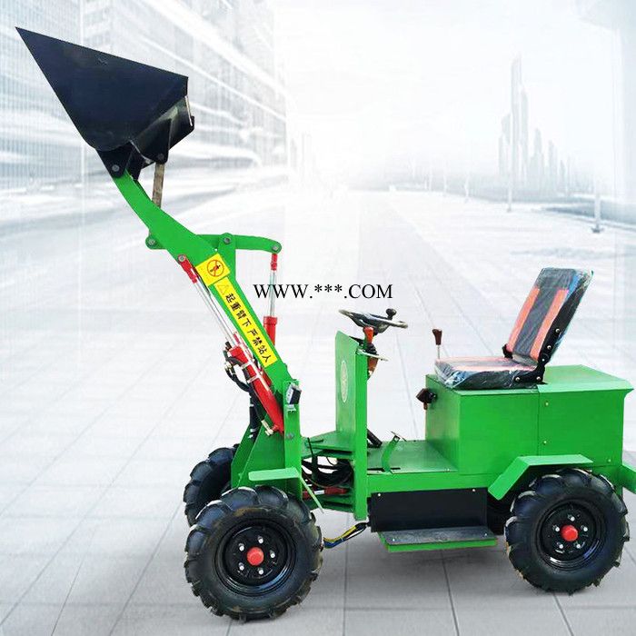 万国 WG-11 电动铲车  传动轴型四驱电动铲车  动力强劲 操作简单 小型电动装载机图2