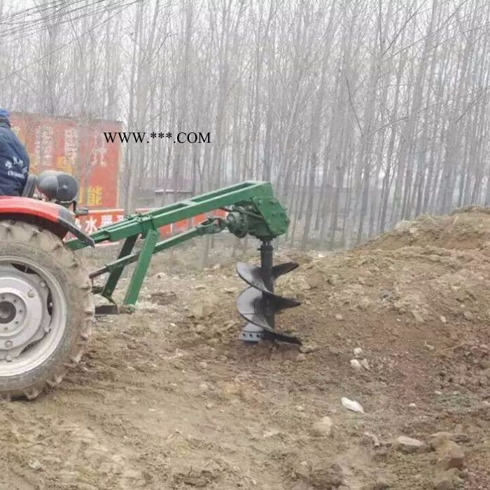 传动轴传动挖坑机  牵引式挖坑机 四轮液压挖坑机厂家图8