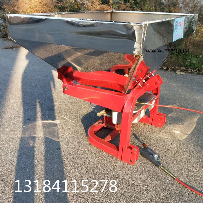 78禹鸣机械**撒肥机大容量塑料化肥抛撒机拖拉机传动轴带动撒播机防腐蚀1000斤大容量撒肥机图6