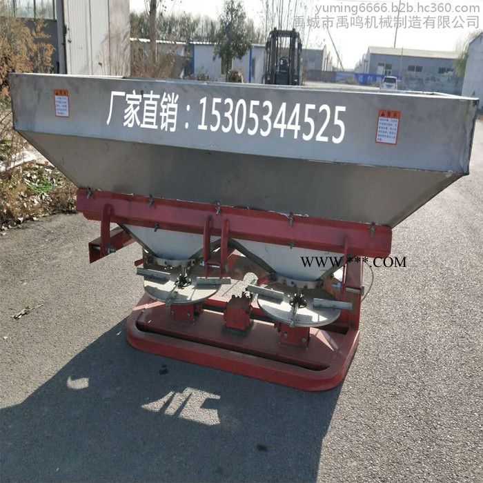 禹鸣机械**大型拖拉机后置撒肥机 悬挂传动轴施肥机 大容量塑料桶抛肥机 颗粒肥用播撒机 2图4