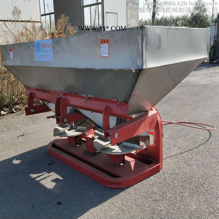 禹鸣机械**大型拖拉机后置撒肥机 悬挂传动轴施肥机 大容量塑料桶抛肥机 颗粒肥用播撒机 2图6