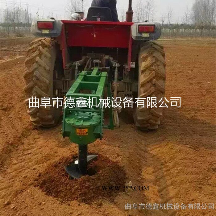 山地植树栽树挖坑机 一机多用型拖拉机牵引式地钻 传动轴传动图2