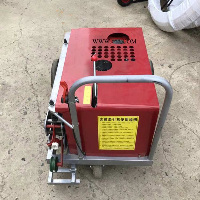 滚轮式电缆输送机价格 加固整体传动轴光缆牵引机图3