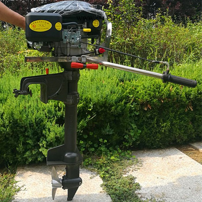 德鑫渔业养殖汽油挂桨机 游览船新型船外机 加粗传动轴舷外机图2