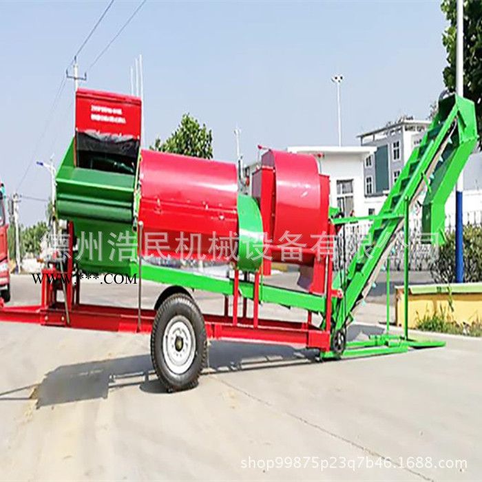 浩民机械大型花生摘果机全自动干湿花生去秧机传动轴带动摘果机图2