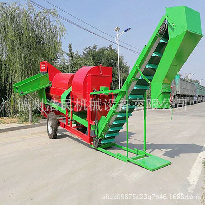 浩民机械大型花生摘果机全自动干湿花生去秧机传动轴带动摘果机图3