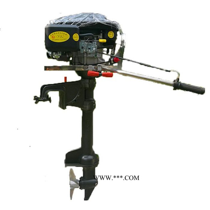 德鑫小型渔船挂桨机 9匹15匹传动轴汽油挂机 立式船外机价格图5