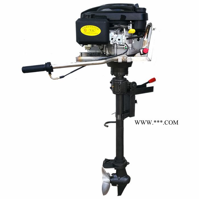 德鑫小型渔船挂桨机 9匹15匹传动轴汽油挂机 立式船外机价格图3
