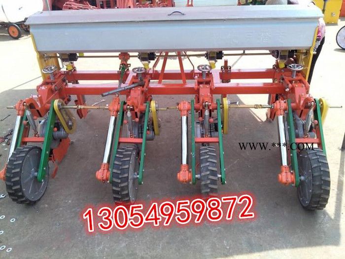 谷子高梁传动轴播种机  佳鑫3行小型蔬菜播种机图7