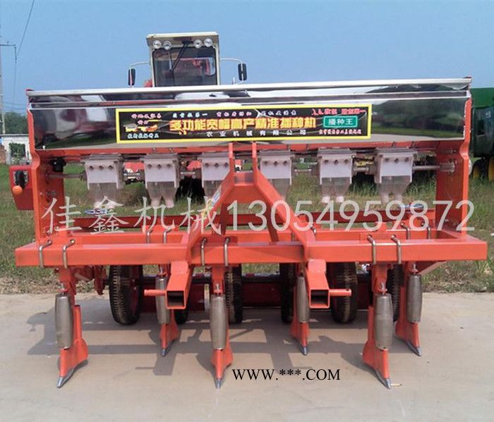 谷子高梁传动轴播种机  佳鑫3行小型蔬菜播种机图4