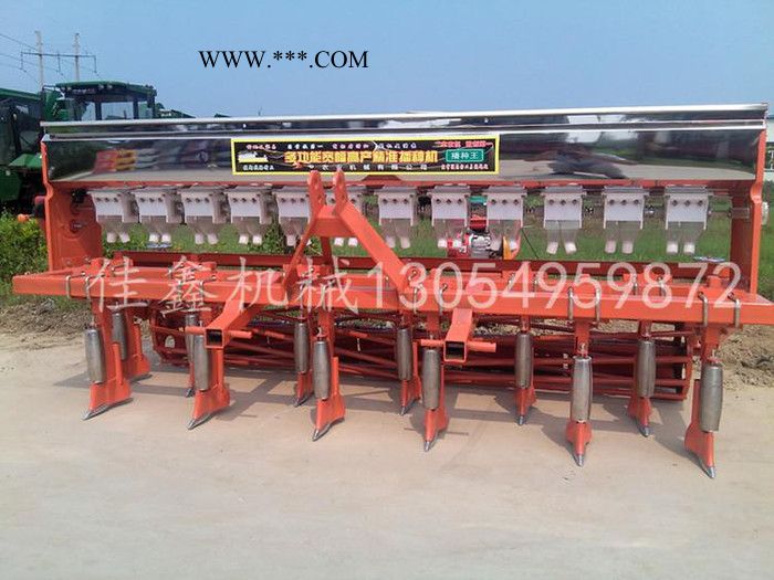 谷子高梁传动轴播种机  佳鑫3行小型蔬菜播种机图3