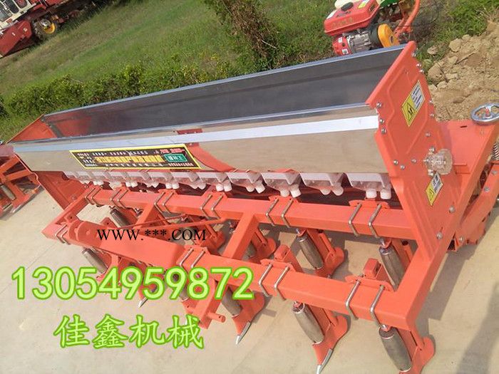 谷子高梁传动轴播种机  佳鑫3行小型蔬菜播种机图5