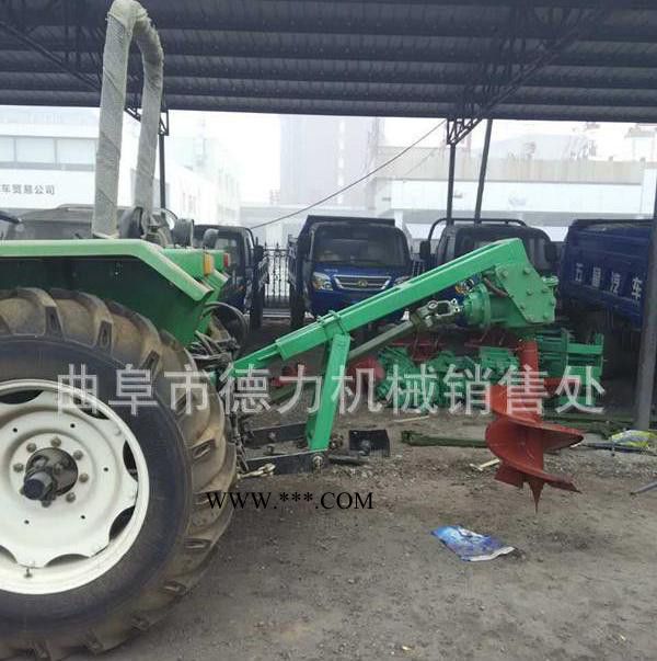 后传动轴传动挖坑机 拖拉机悬挂式挖树坑机 快速挖坑柳树种植机图4