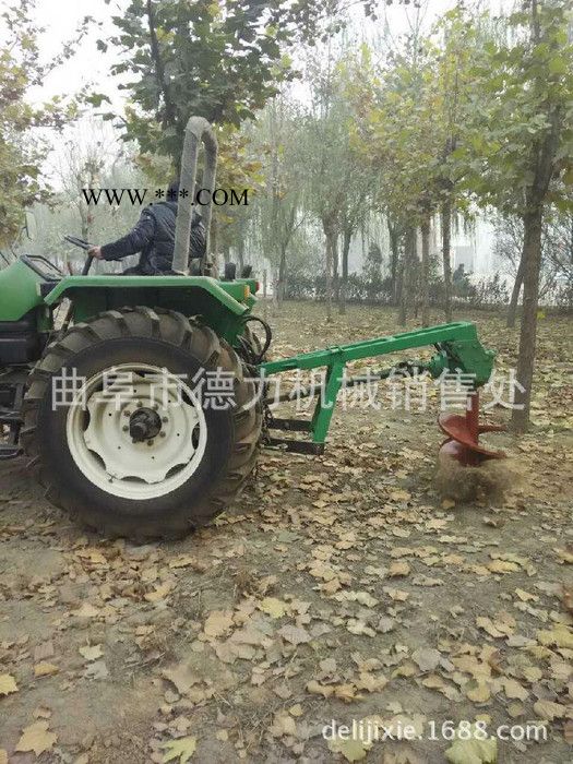 后传动轴传动挖坑机 拖拉机悬挂式挖树坑机 快速挖坑柳树种植机图6