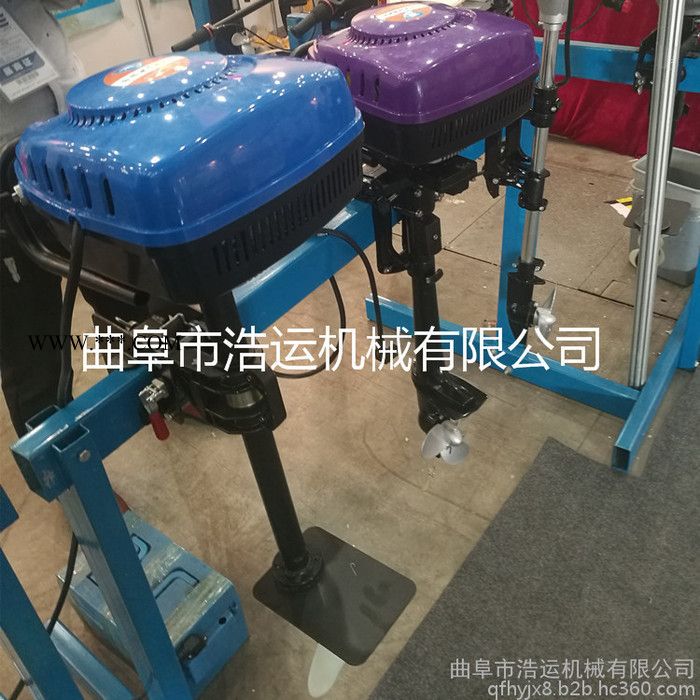 加粗传动轴铝合金叶轮小型船用挂桨机 性能稳定船用马达推进器图4