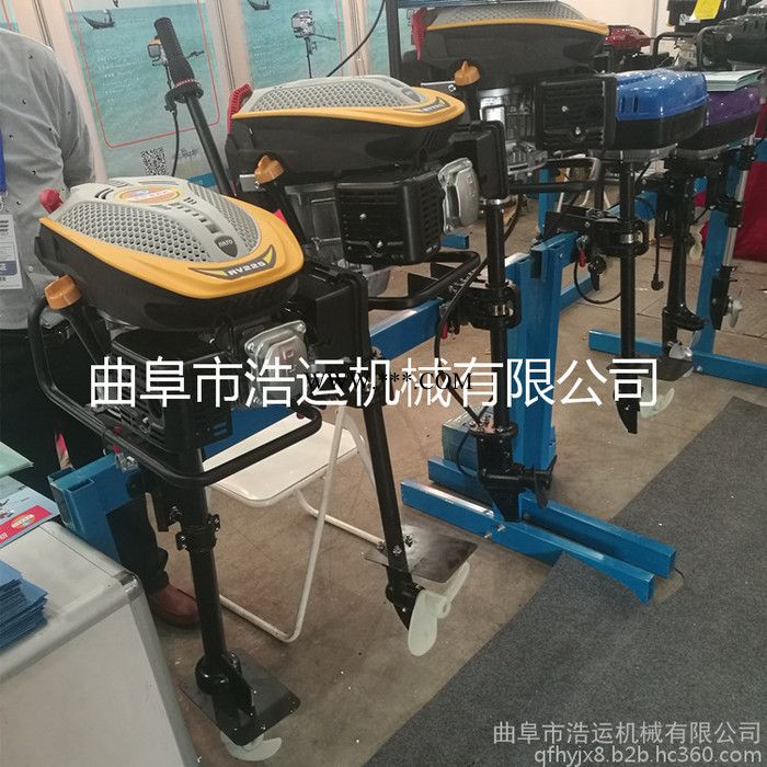 加粗传动轴铝合金叶轮小型船用挂桨机 性能稳定船用马达推进器图6